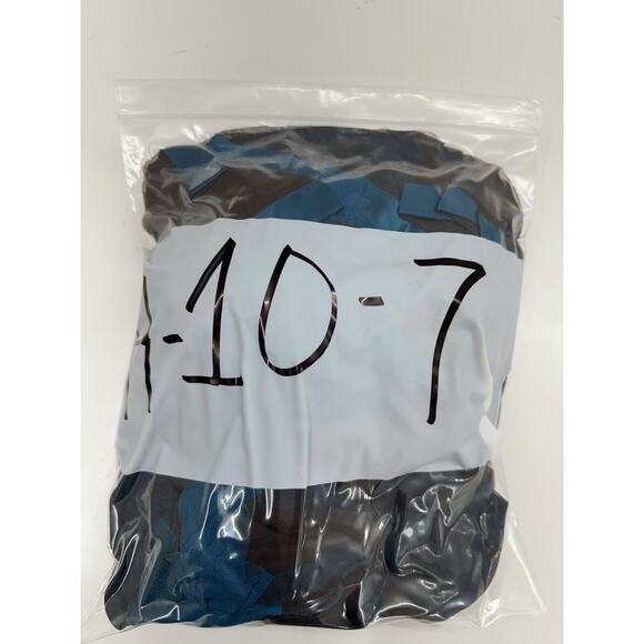 Water Signs Juniors Dress Size 9/10 Brown Blue Strapless Layered Homecoming VTG - Picture 13 of 13